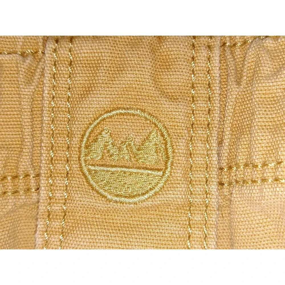 Timberland Men's Cargo Shorts Brown Zipper Pocket Size 40